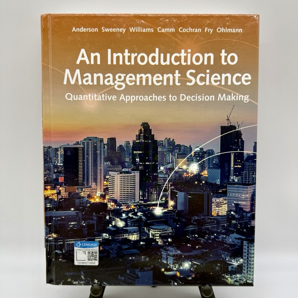 An Introduction to Management Science: Quantitative Approaches to Decision...